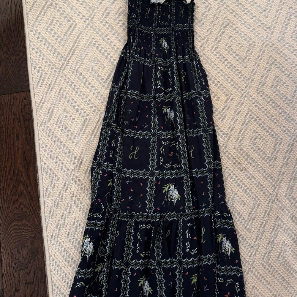 Elegant Black Floral Maxi Dress